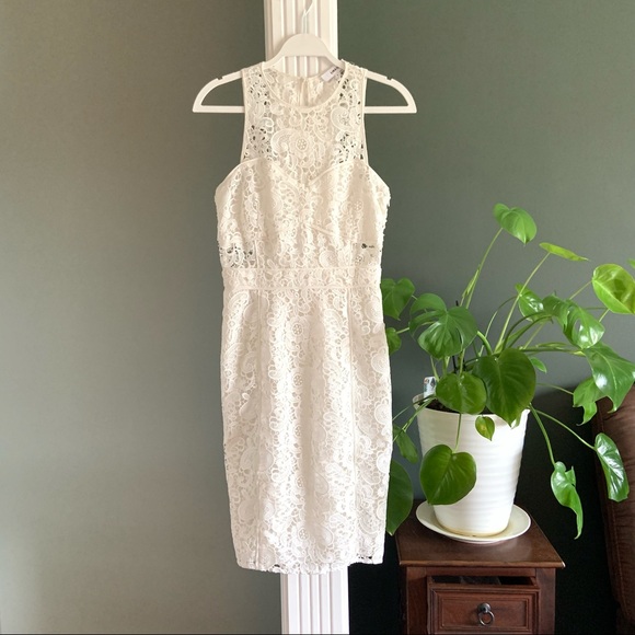 Likely Dresses & Skirts - Revolve Likely crochet lace midi pencil dress